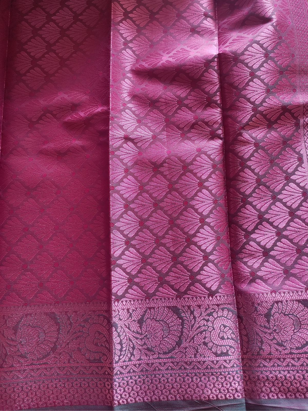 Green Semi Silk Saree