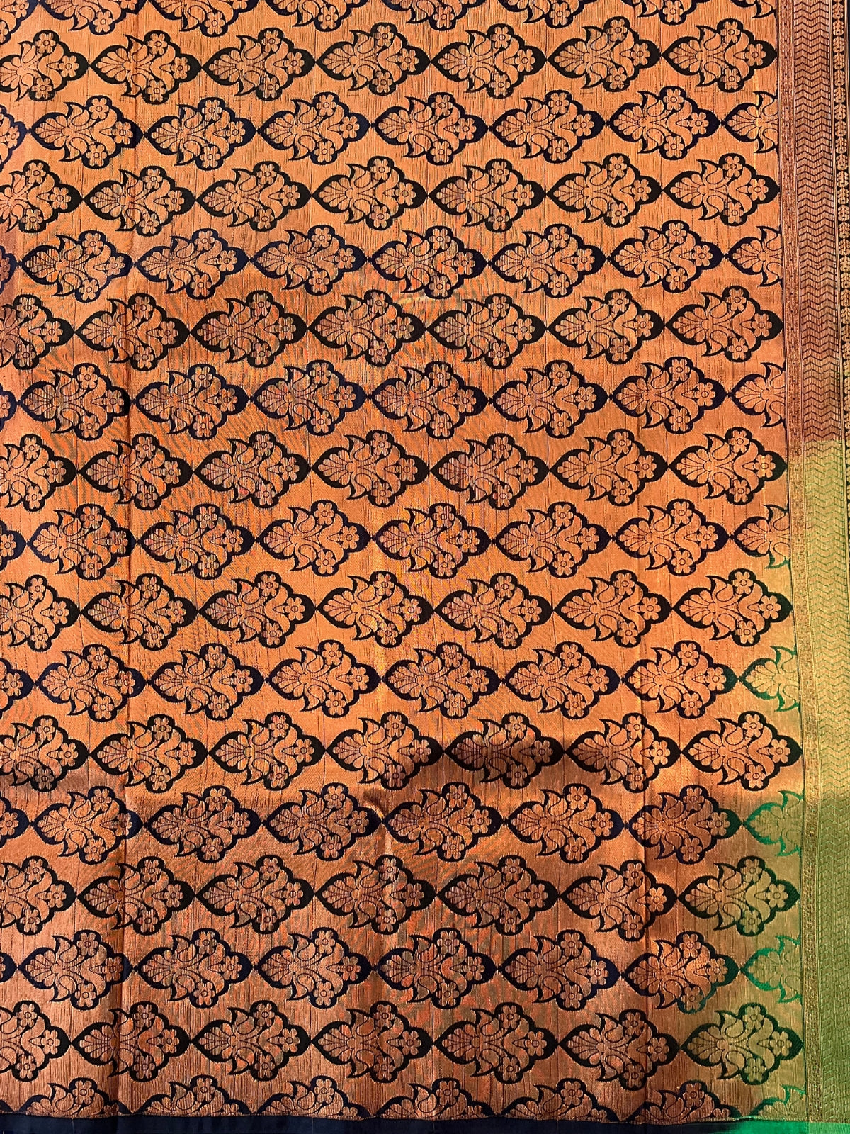 Green Semi Silk Saree