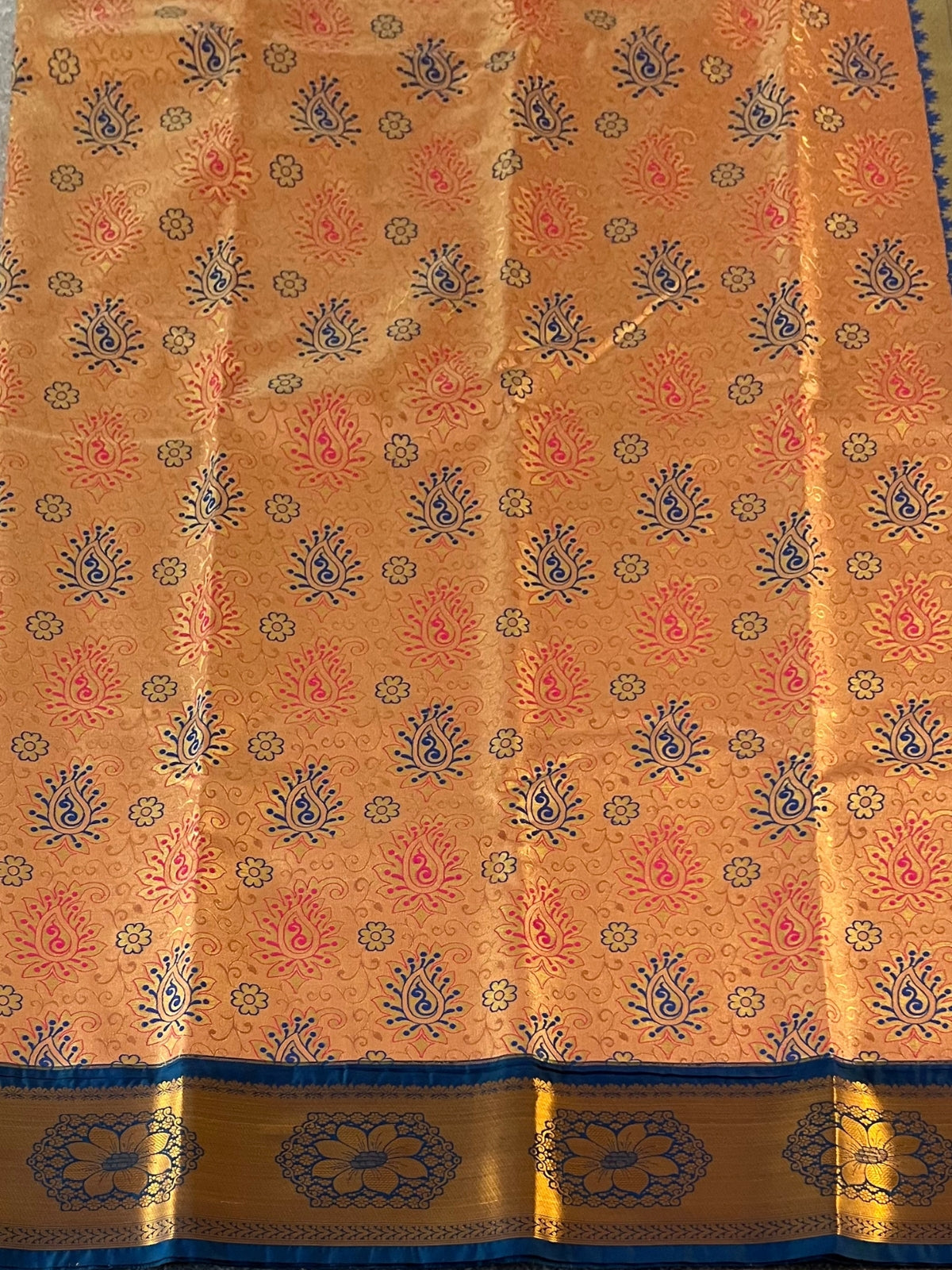 Pink Semi Silk Saree