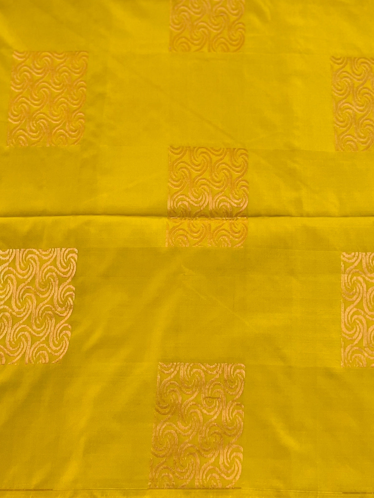 Mustard Yellow Semi Soft Silk Saree