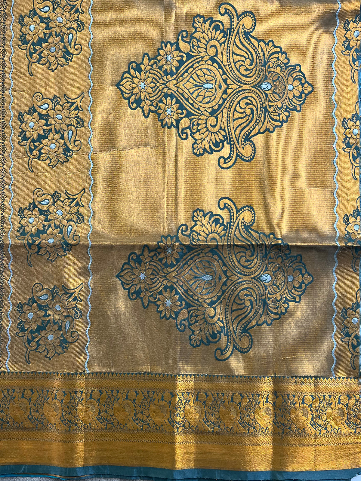Blue Semi Soft Silk Saree