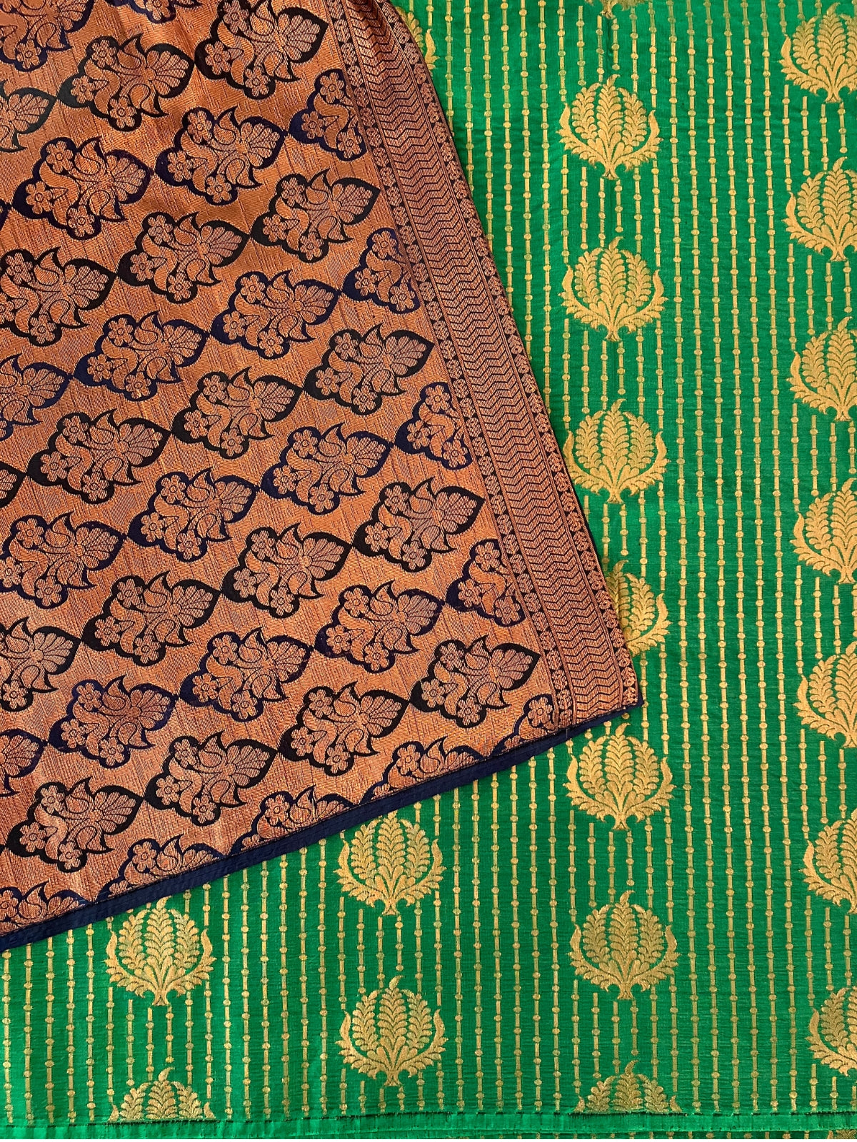 Green Semi Silk Saree