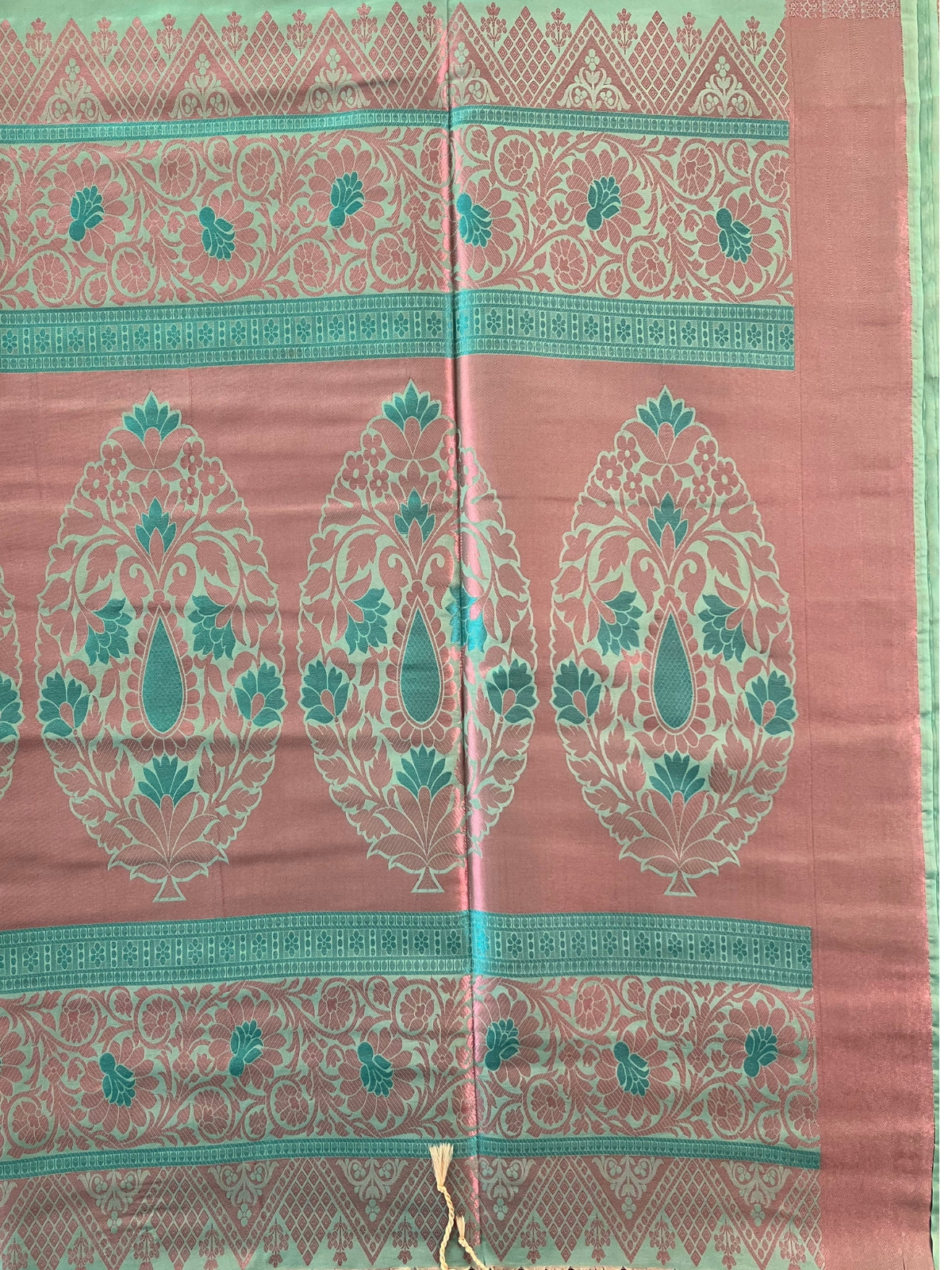 Light Blue Semi Soft Silk Saree