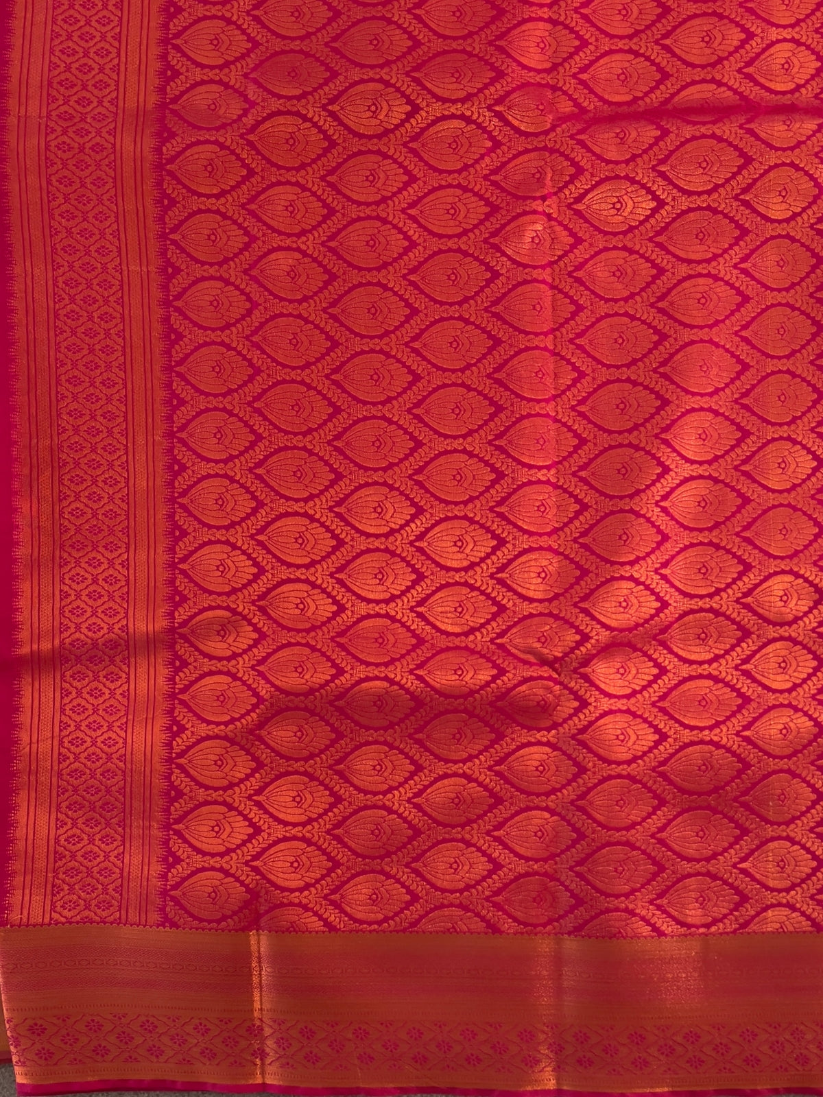 Off White Semi Silk Saree