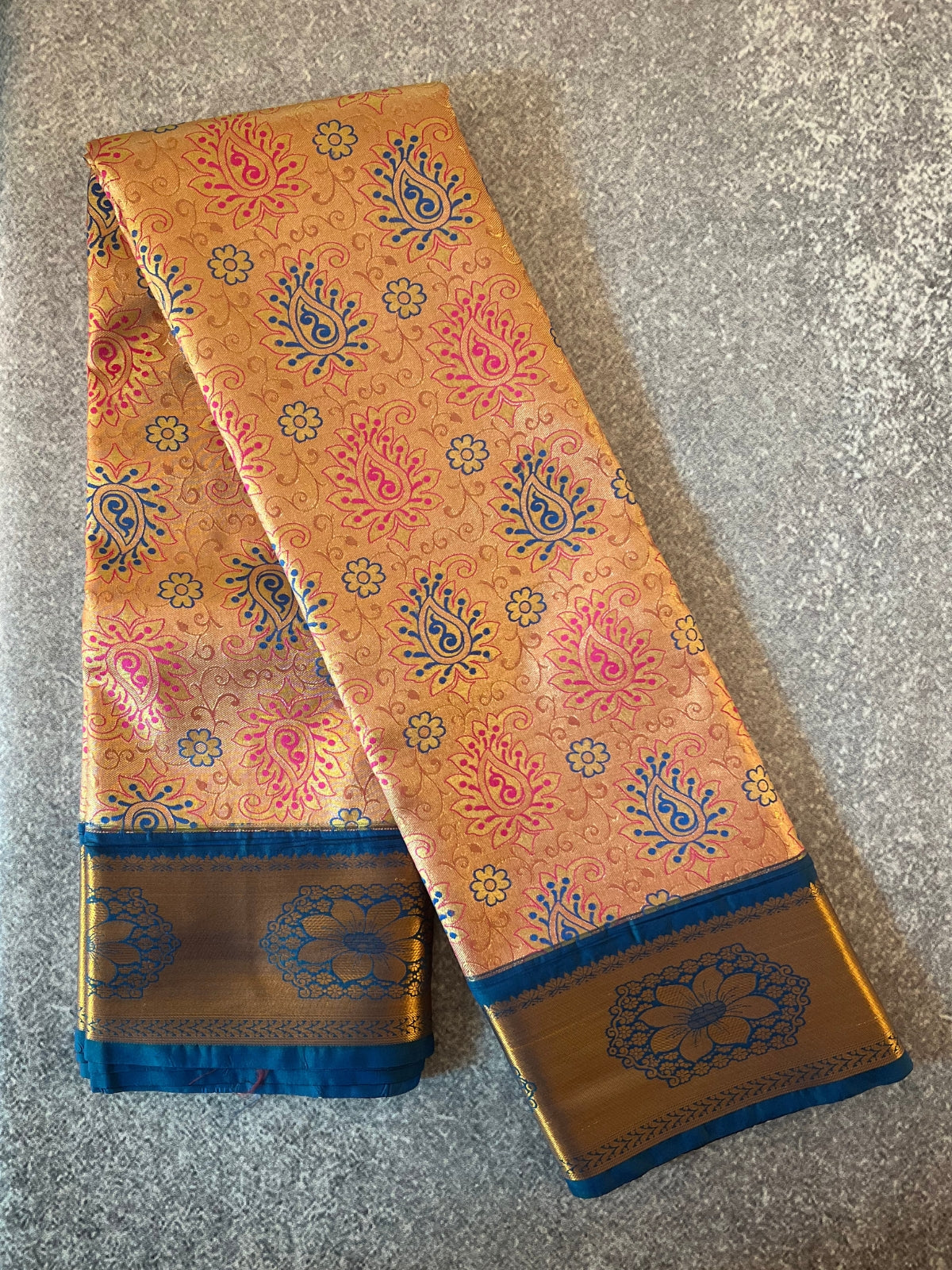 Pink Semi Silk Saree