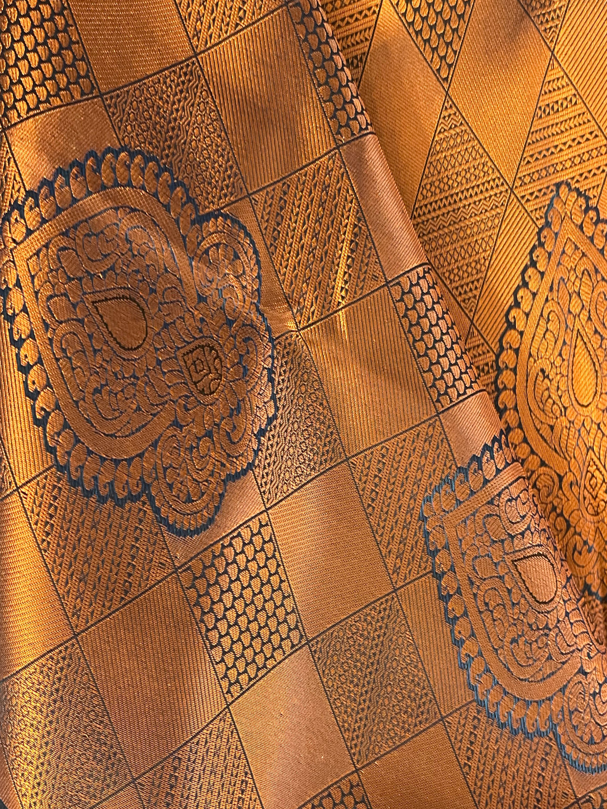 Brown Semi Silk Saree