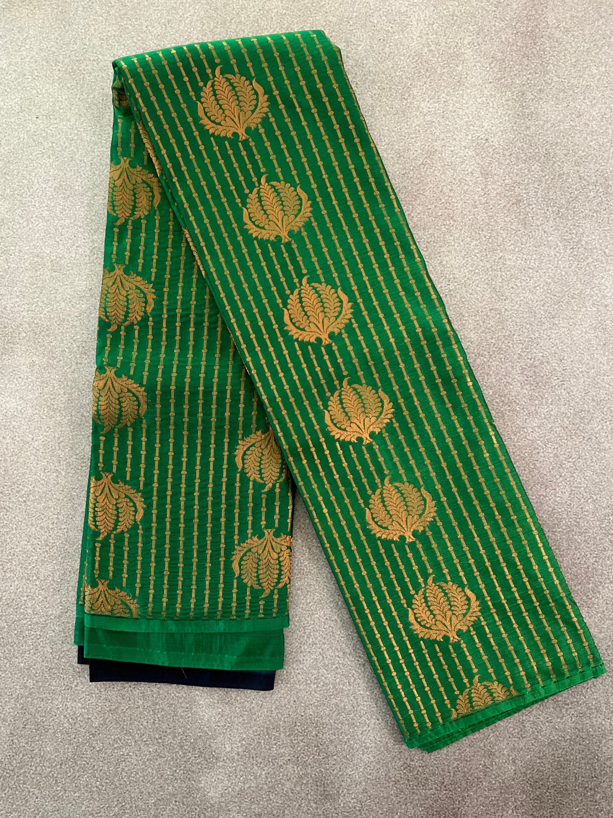 Green Semi Silk Saree