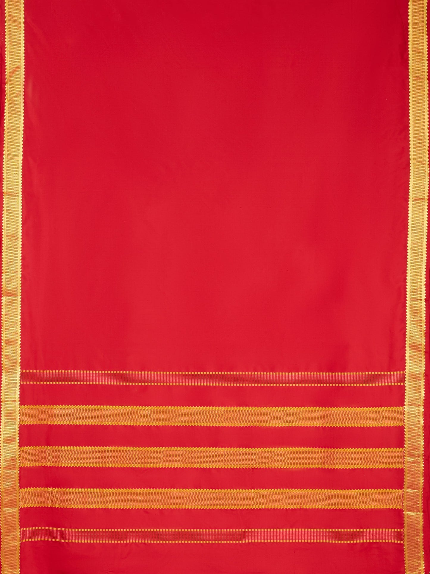 Chilli Red 9 Yards Kanchivaram Silk Saree