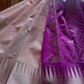 Baby Pink Semi Silk Cotton Saree