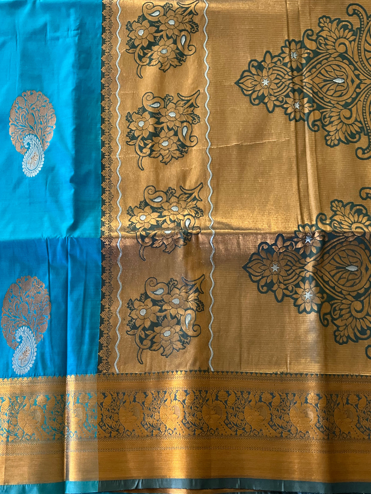 Blue Semi Soft Silk Saree