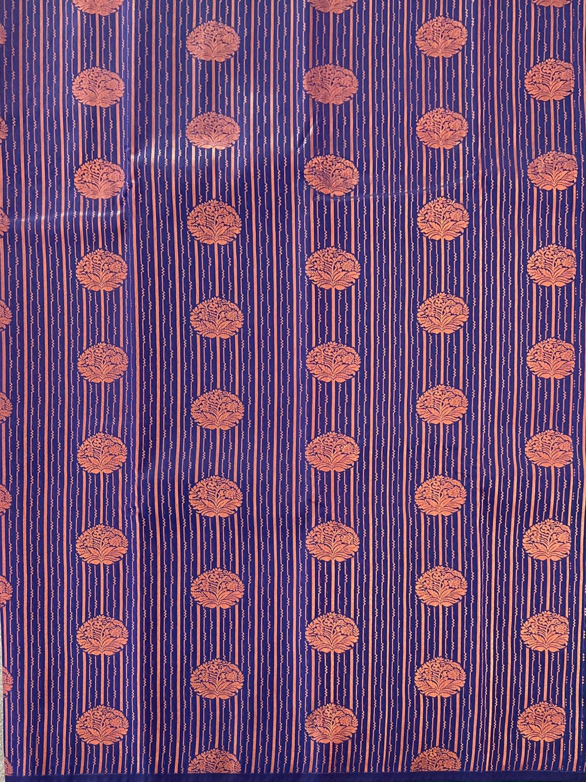 Ink Blue Semi Silk Saree