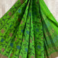 Green Semi Silk Cotton Saree