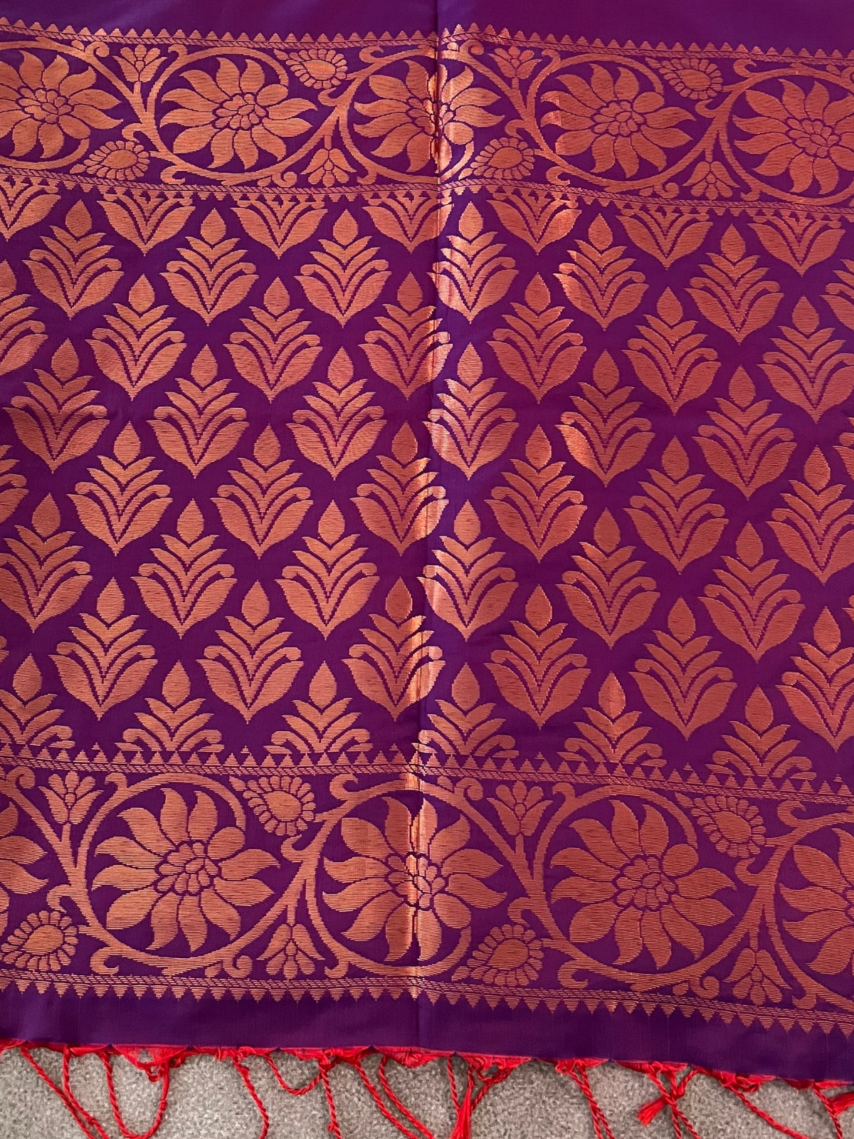 Coral Semi Soft Silk Saree