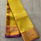 Yellow Semi Silk Saree