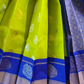 Green Semi Silk Cotton Saree