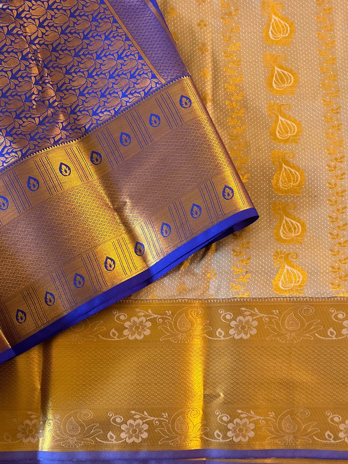 Brown Semi Silk Saree