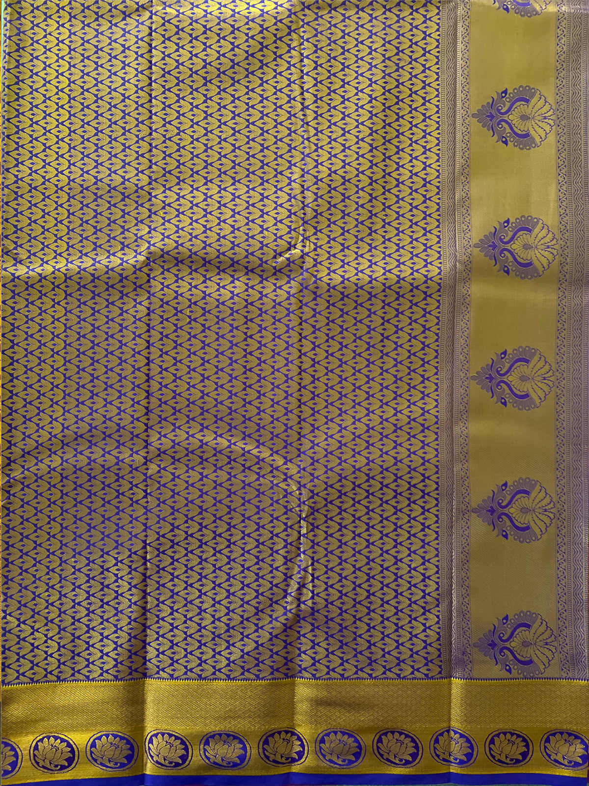 Multicolour Semi Silk Saree