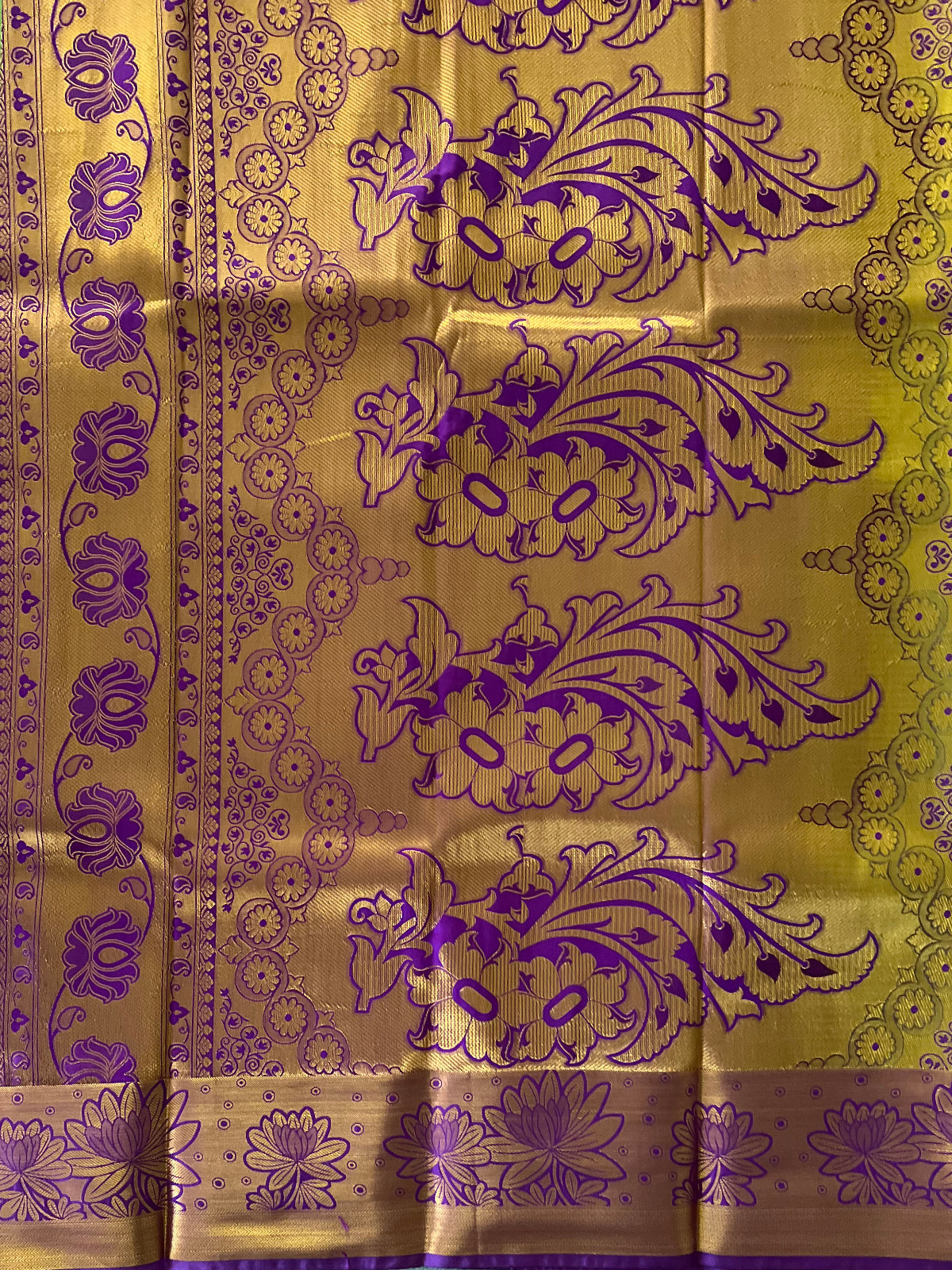 Light Green Semi Silk Saree