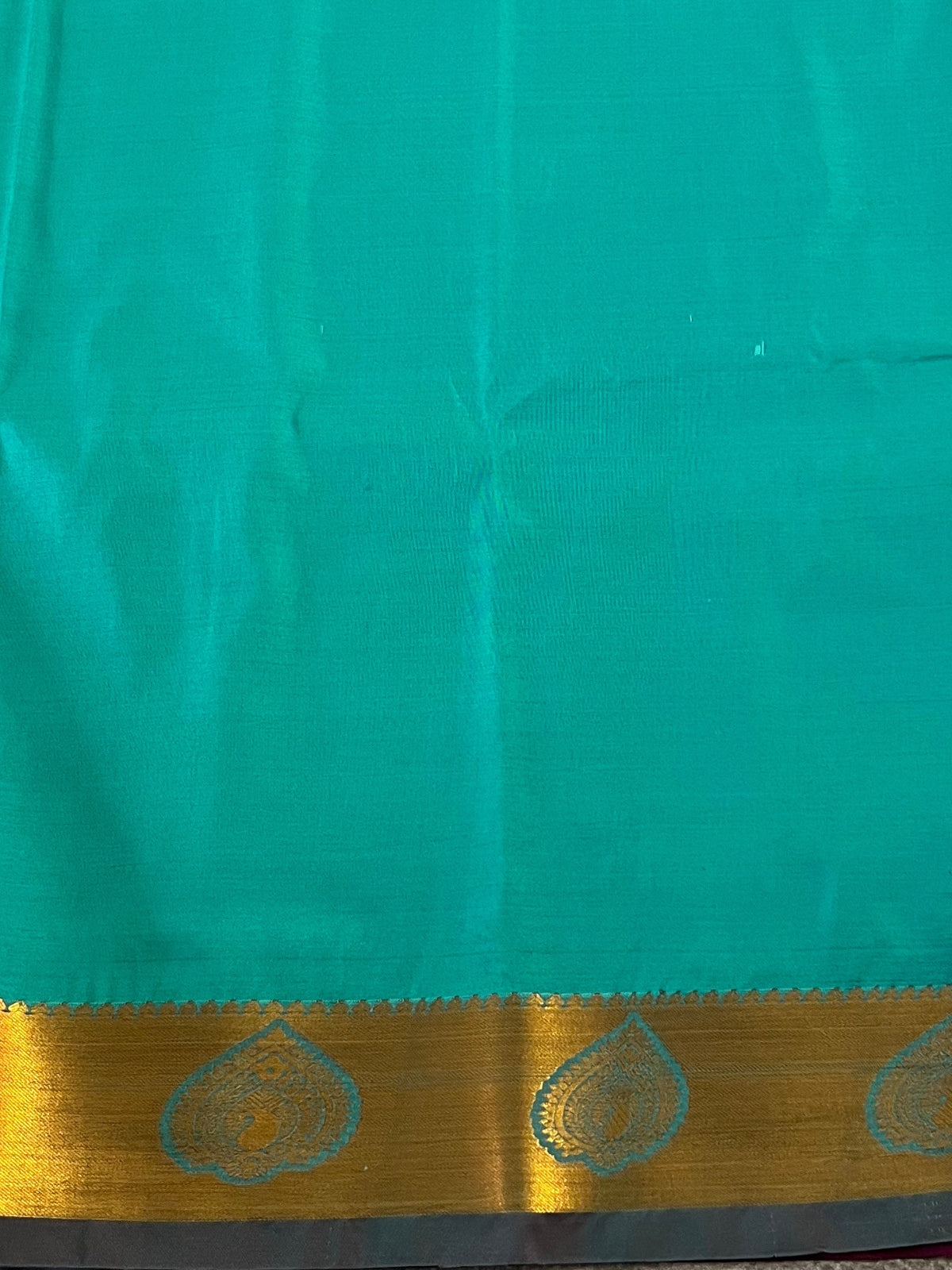 Green Semi Silk Saree