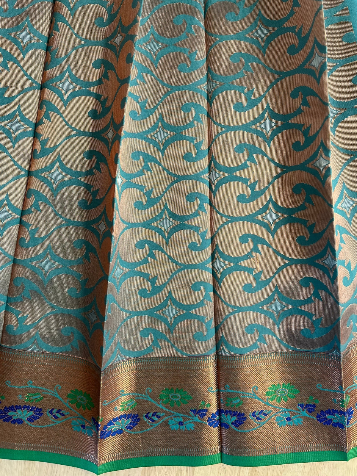 Coral Semi Silk Cotton Saree