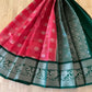 Pink Semi Silk Cotton Saree