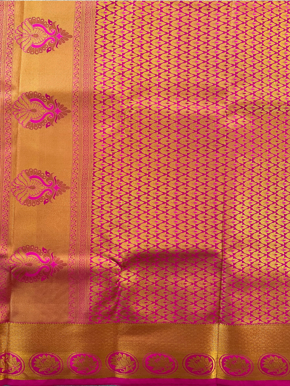 Green Semi Silk Saree
