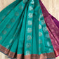 Green Semi Silk Cotton Saree