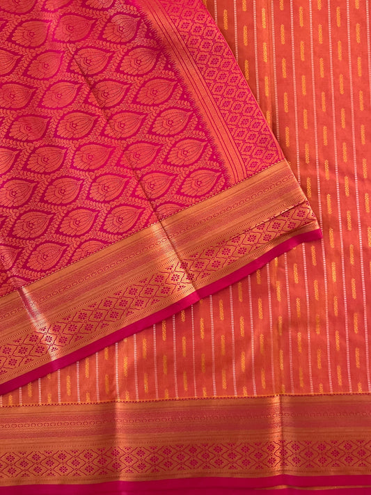 Pink Semi Silk Saree