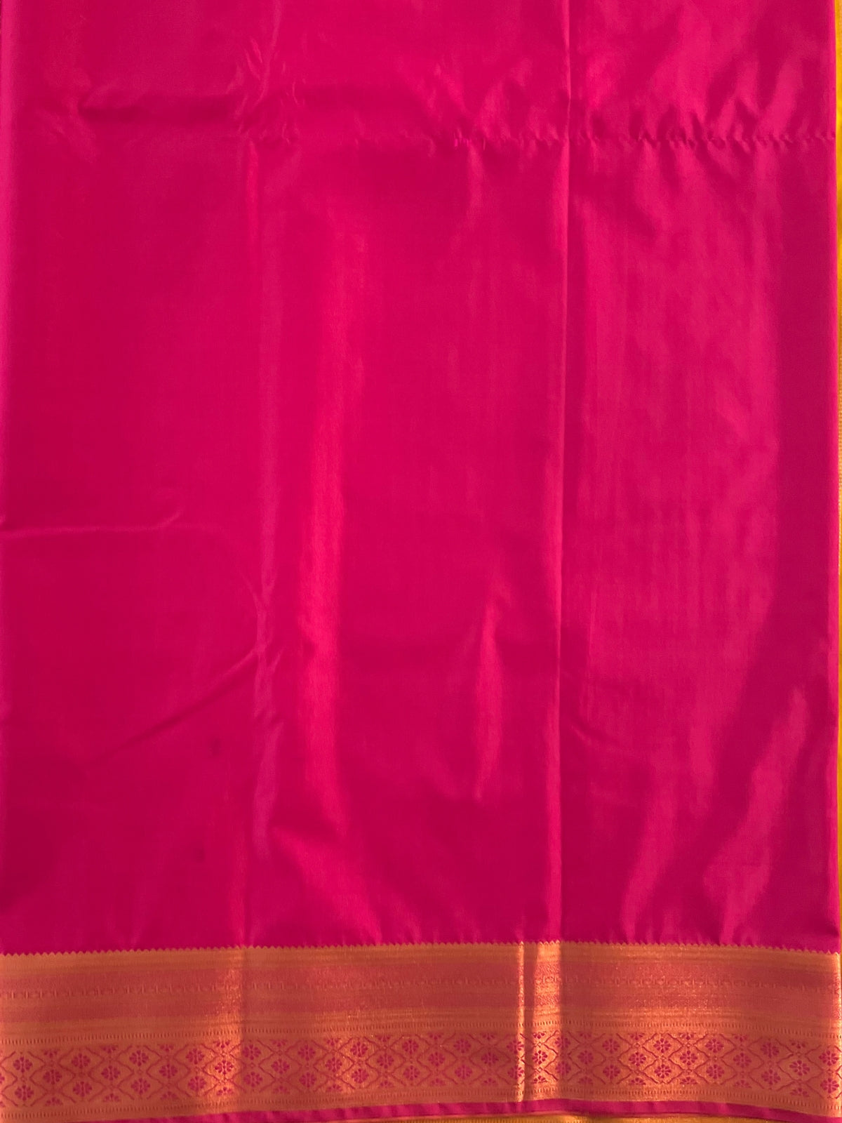 Yellow Semi Silk Saree