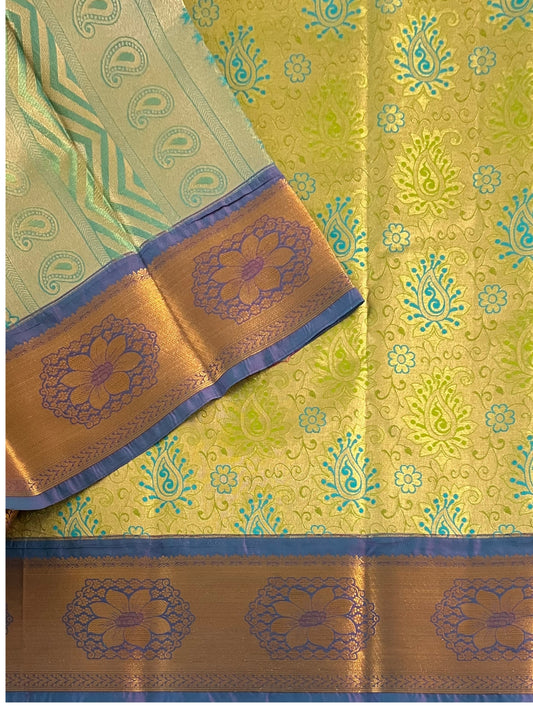 Green Semi Silk Saree
