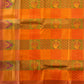 Orange Semi Silk Saree