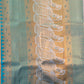 Off White Semi Silk Saree