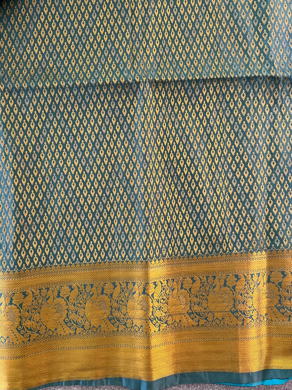 Blue Semi Soft Silk Saree