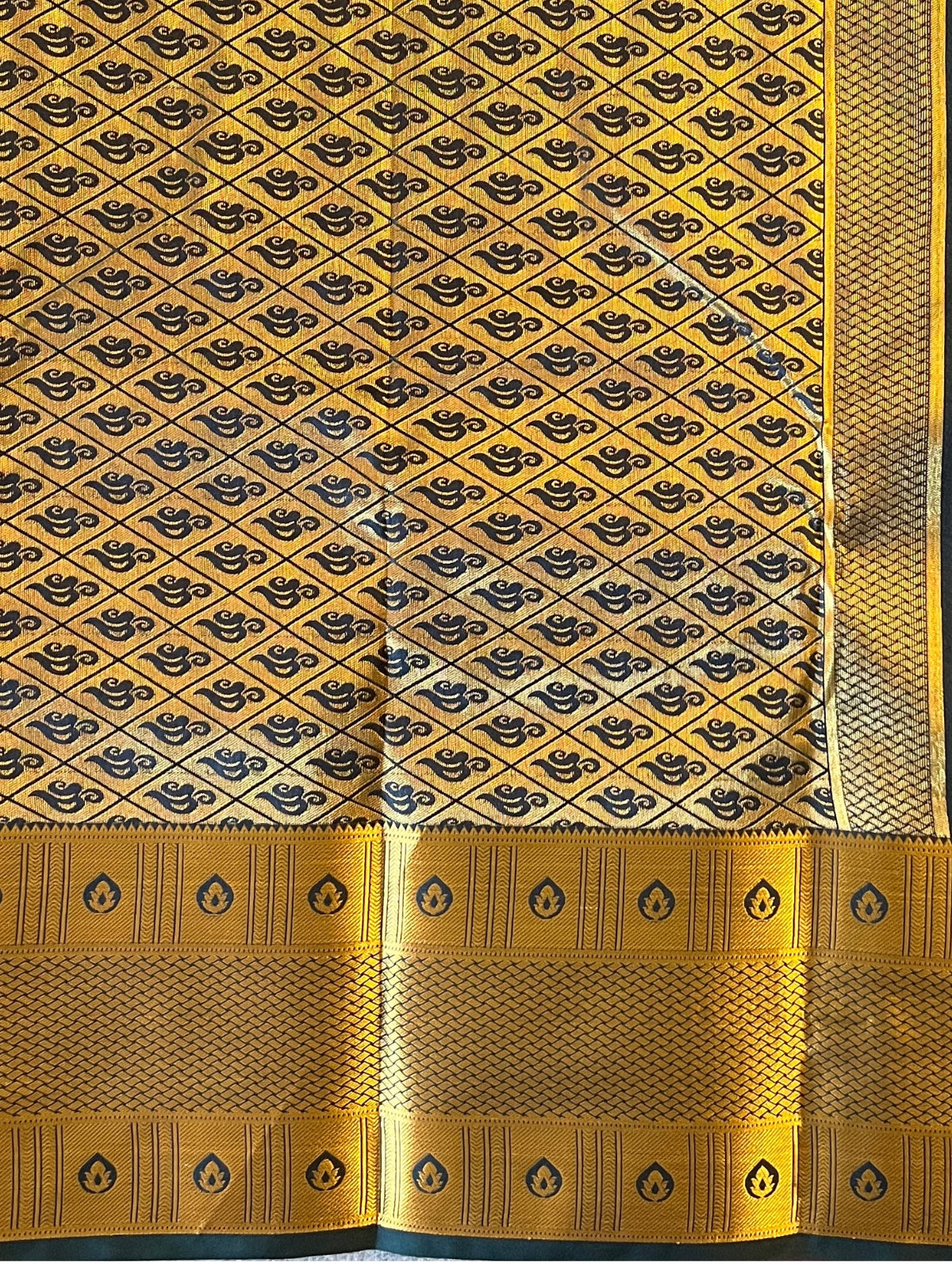 Rani Pink Semi Silk Saree