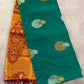 Dark Green Semi Soft Silk Saree