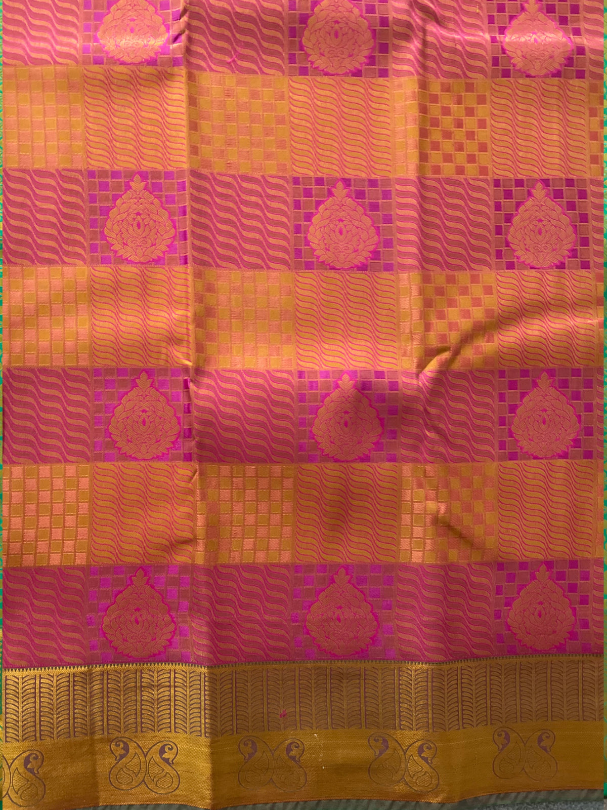 Pink Semi Silk Saree