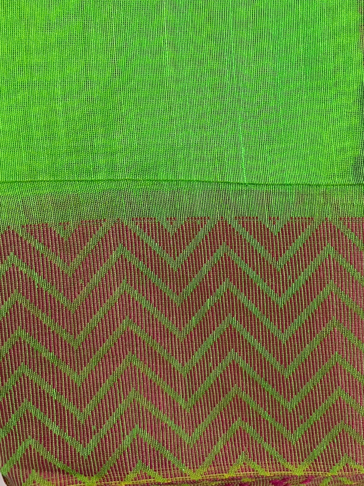 Green Semi Silk Cotton Saree