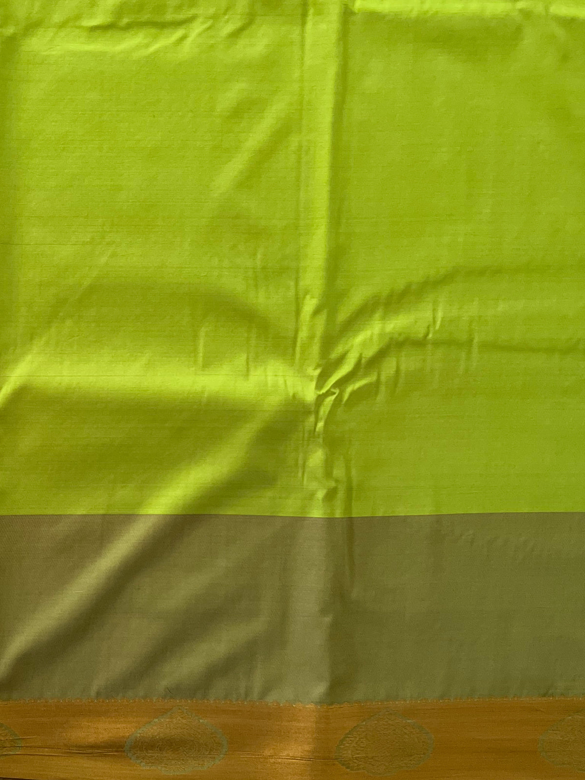 Green Semi Silk Saree