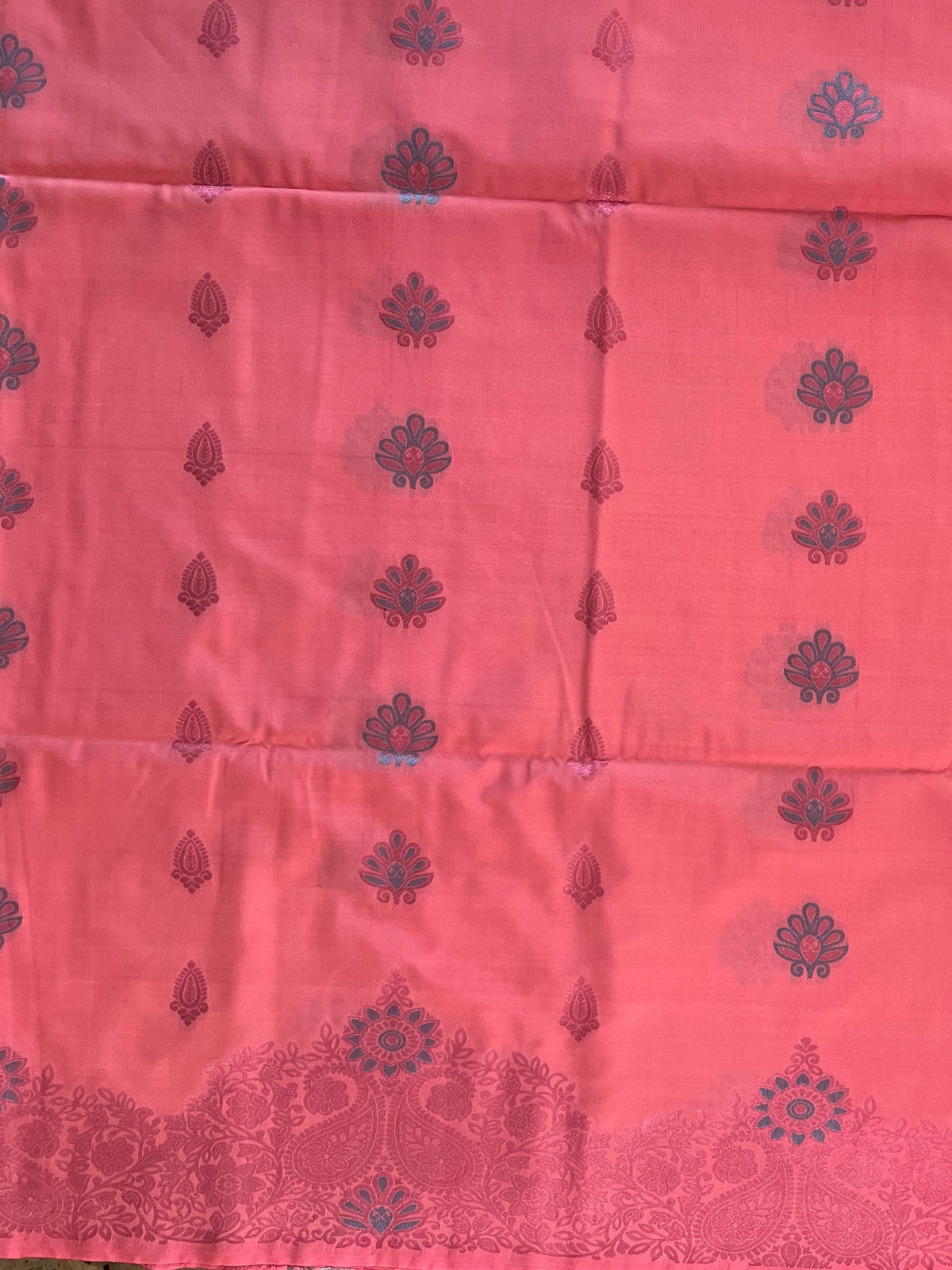 Pink Semi Soft Silk Saree
