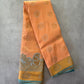 Orange Semi Silk Saree