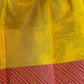 Yellow Semi Silk Cotton Saree