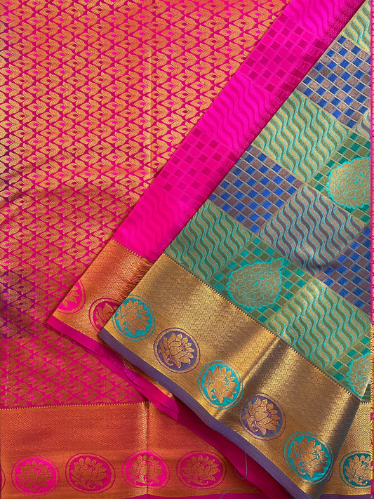 Green Semi Silk Saree