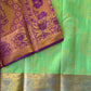 Light Green Semi Silk Saree