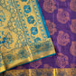 Violet Semi Silk Saree