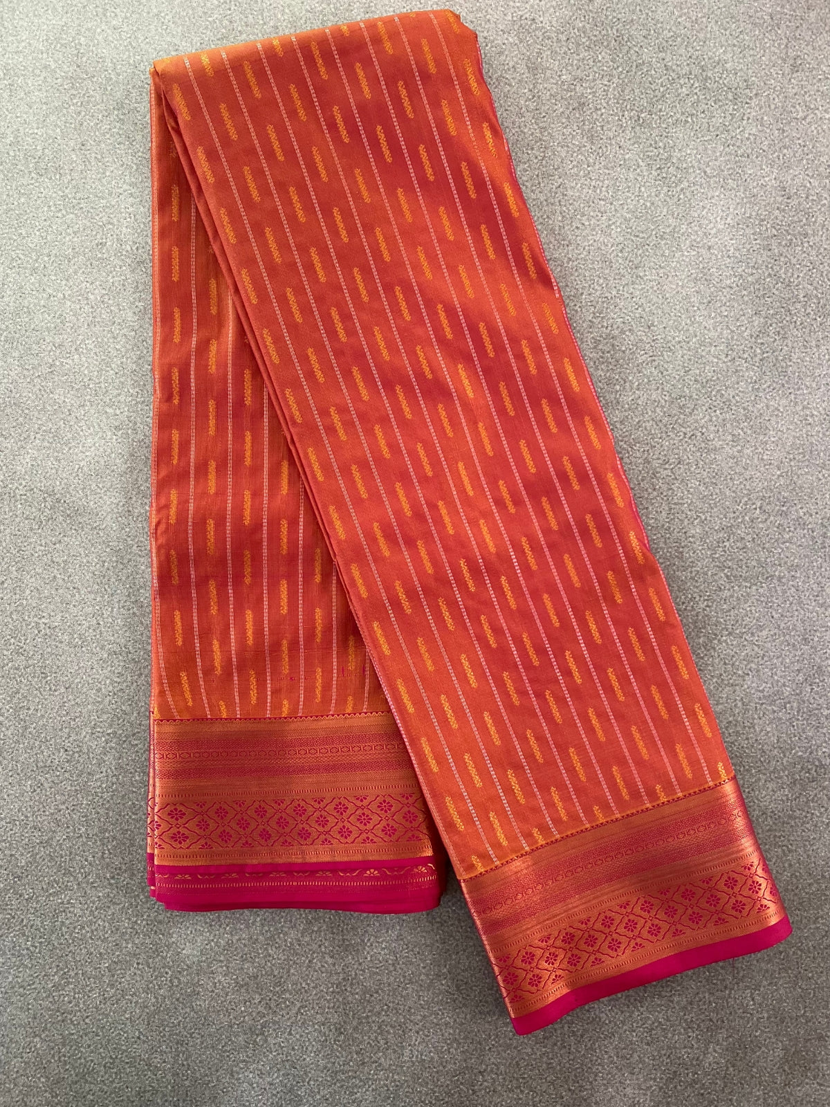 Pink Semi Silk Saree
