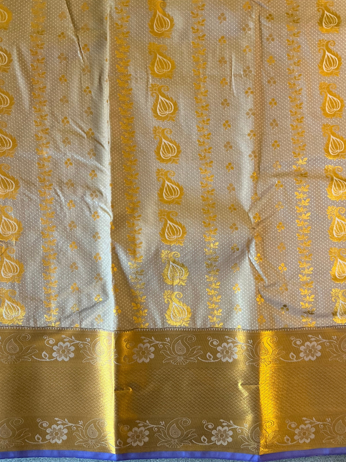 Brown Semi Silk Saree