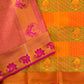 Orange Semi Silk Saree