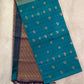 Blue Semi Silk Soft Saree
