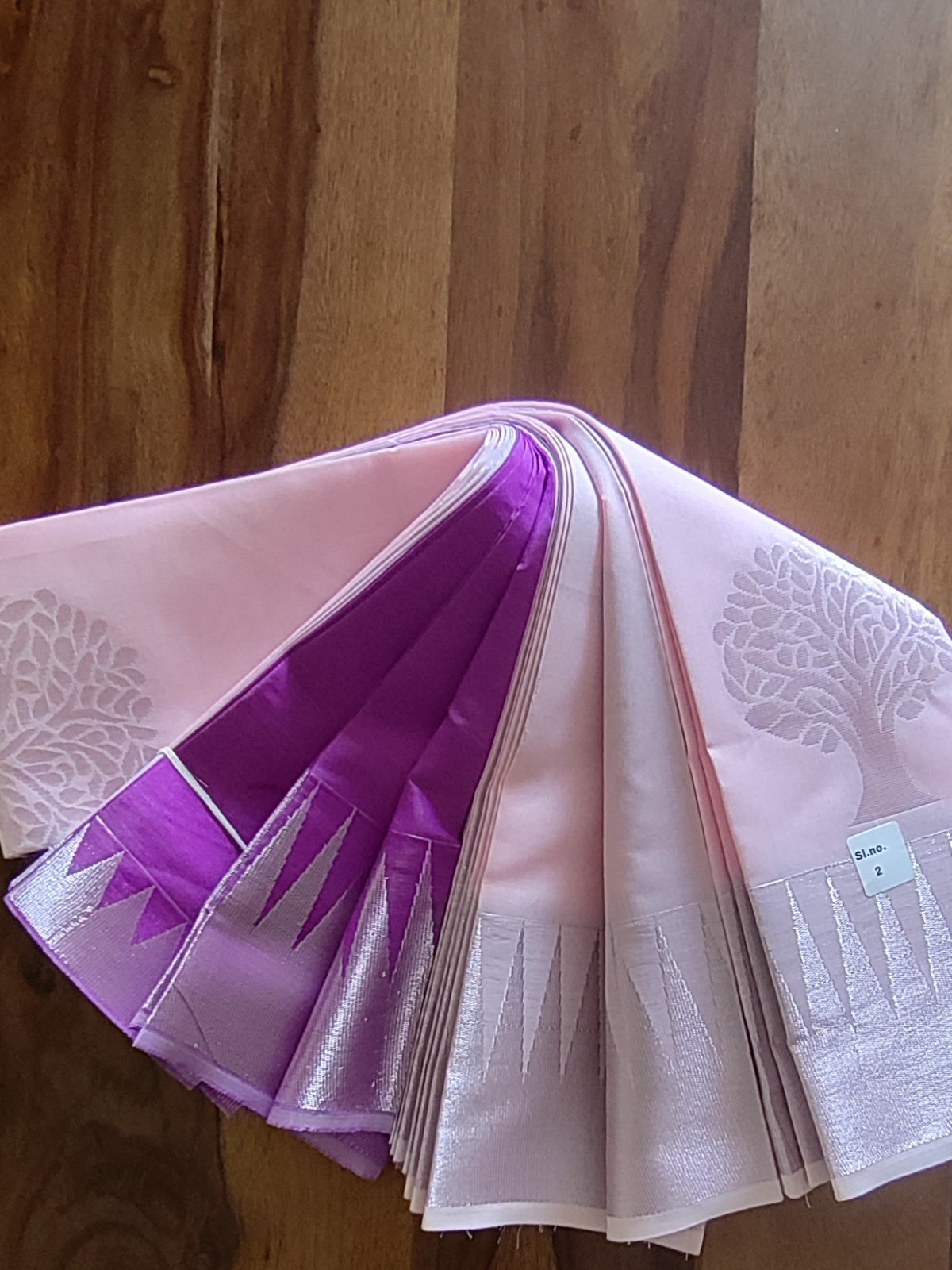 Baby Pink Semi Silk Cotton Saree