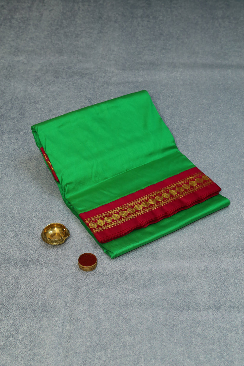 Rudraksham Pure Silk Madisar 10 Yards – Ma Thulir